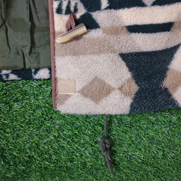 VTG 80S 90S BLANKET COAT MAGGIE LAWRENCE COLLECTION ARIZONA AZTEC WESTERN COAT - Picture 7 of 9